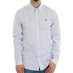 CAMICIA SLIM FIT CELESTE